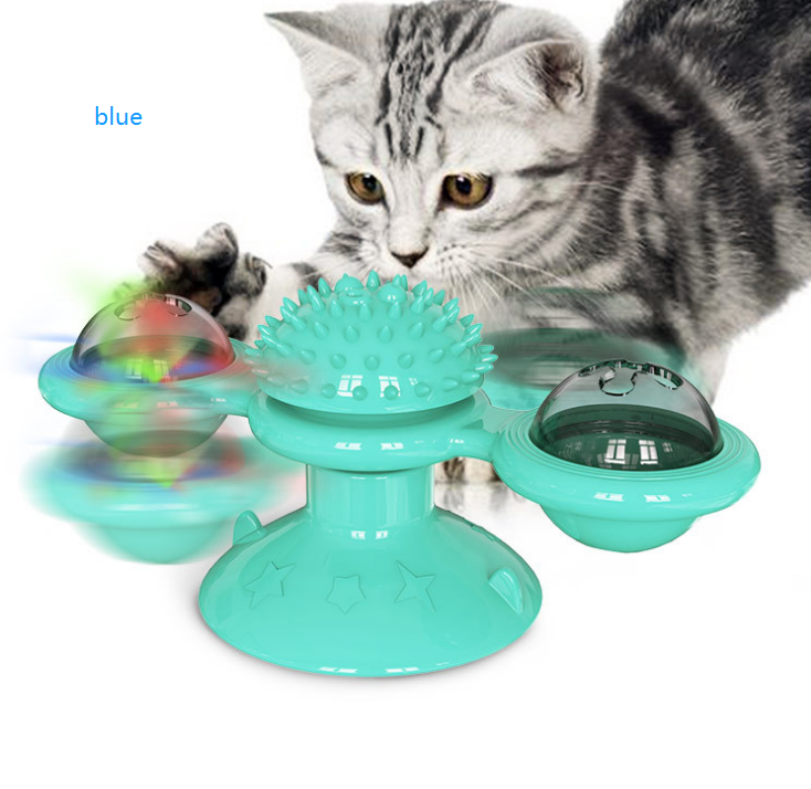 Wind Mill Cat Interactive Toy