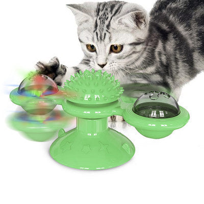 Wind Mill Cat Interactive Toy