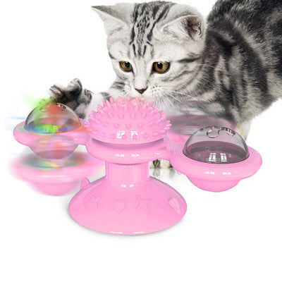 Wind Mill Cat Interactive Toy