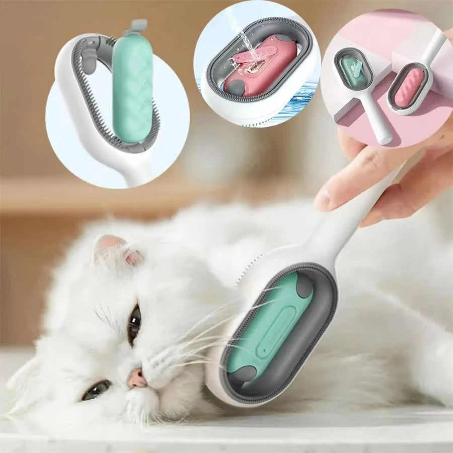 Pet Hair Removal Comb with Water Tank