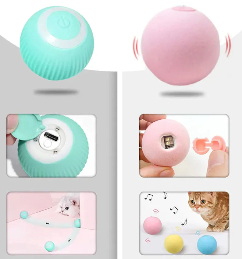 Electric Automatic Cat Ball Toy 🐾